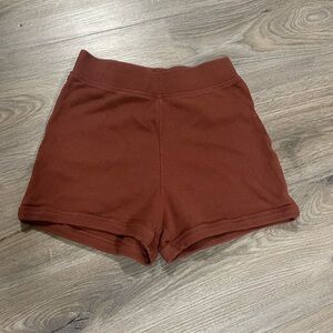 zara cozy shorts